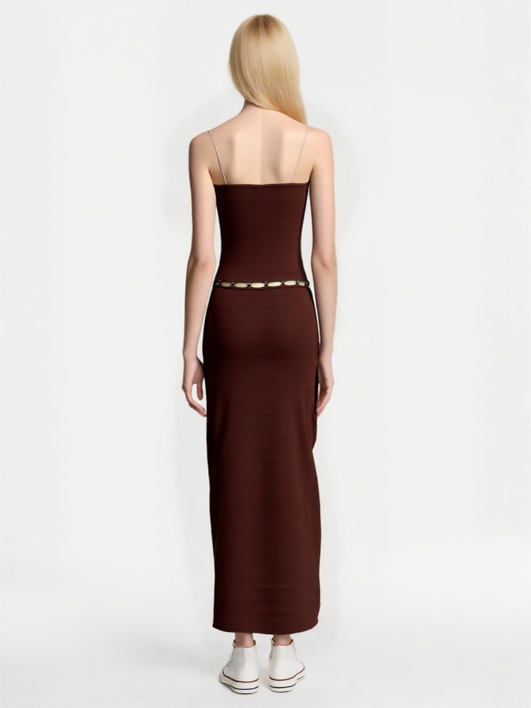 Women's sexy halter neck high collar sleeveless elegant party and wedding guest formal long dress